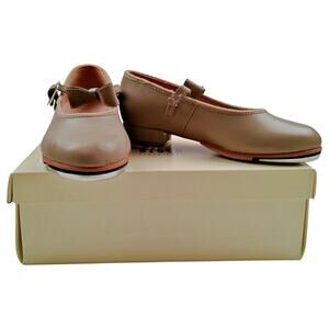 Bloch Merry Jane Toe & Heel Tap Shoes in Tan NEW in Box S0352G Sz 10